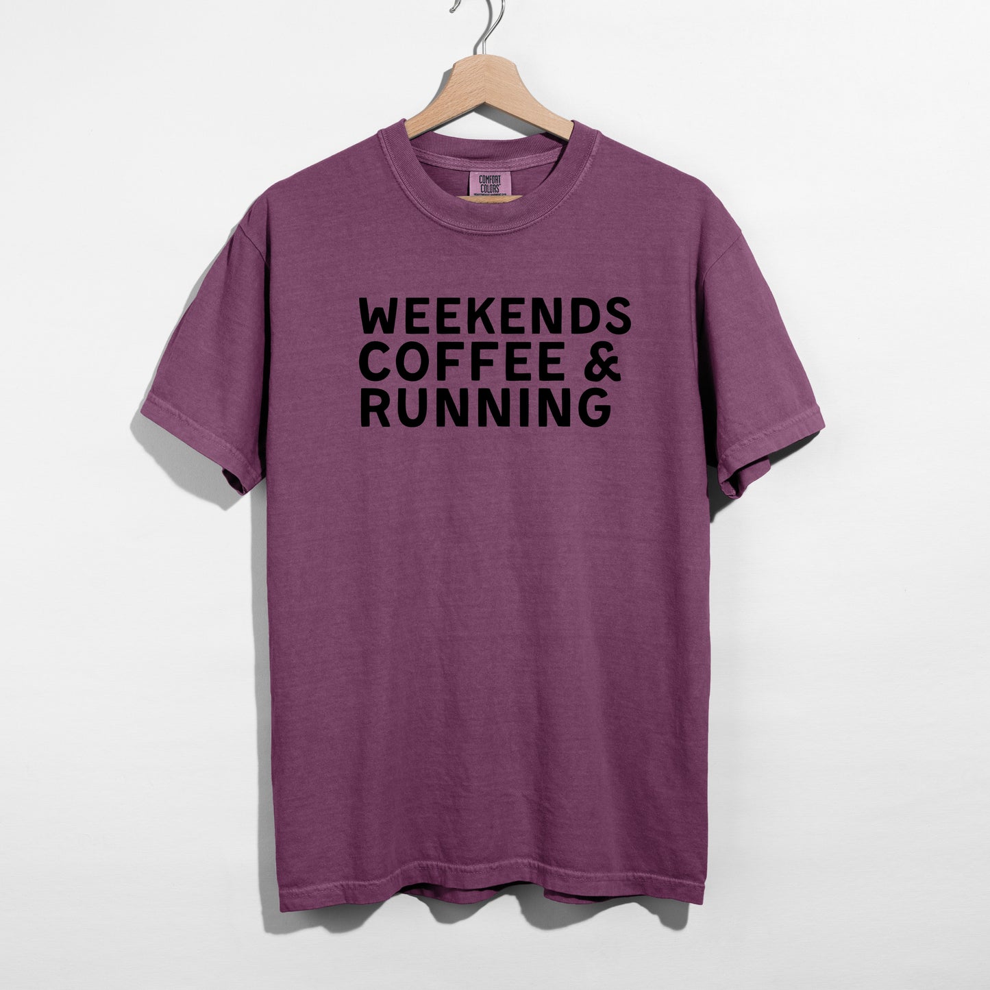 Weekends Coffee & Running T-Shirt