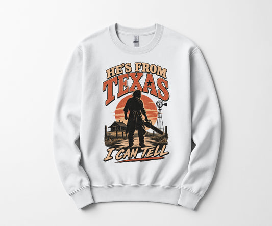 Texas Chainsaw Halloween Horror Movie Sweatshirt