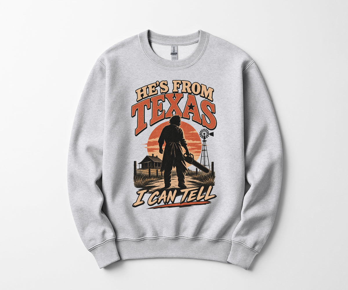 Texas Chainsaw Halloween Horror Movie Sweatshirt