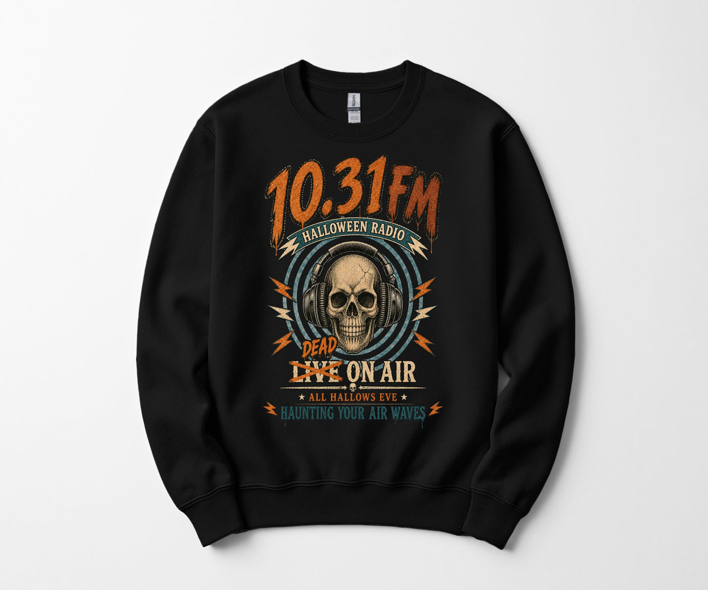 10.31 FM Halloween Radio Crewneck Sweatshirt