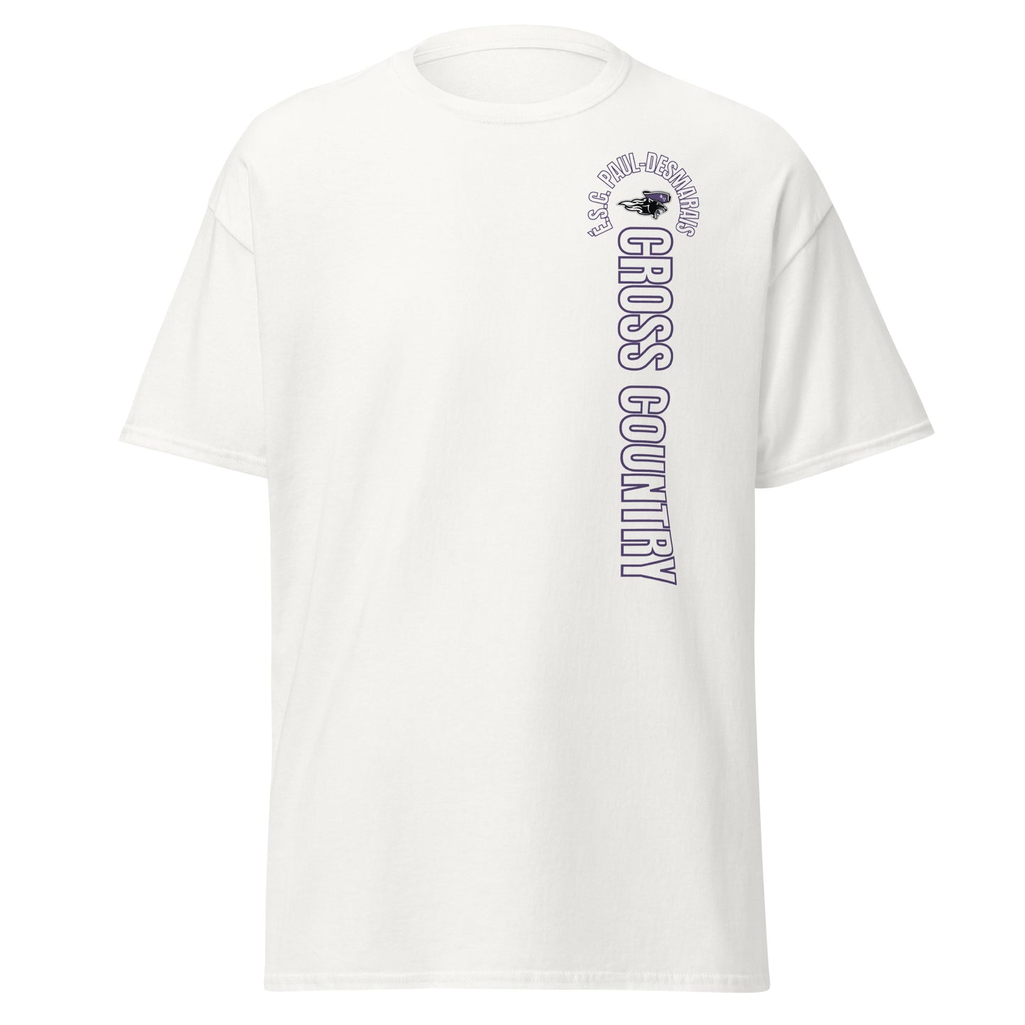 T-shirt coton unisexe équipe cross country Paul-Desmarais
