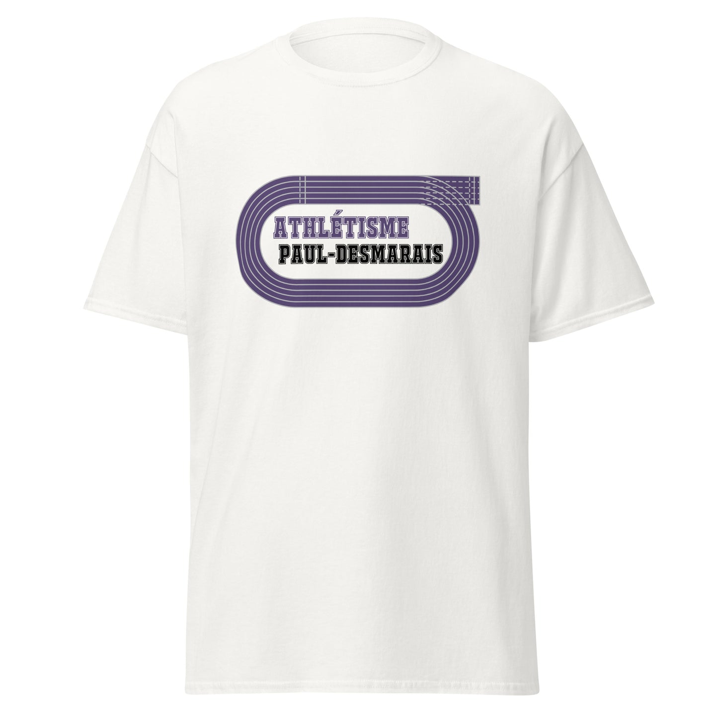 T-shirt coton unisexe équipe athlétisme Paul-Desmarais