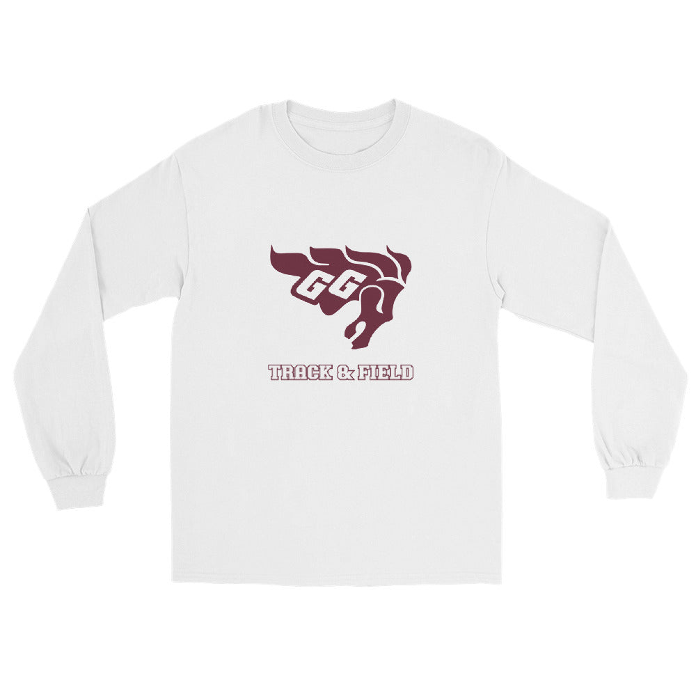 Gee-Gees Track & Field printed logo long sleeve - unisex
