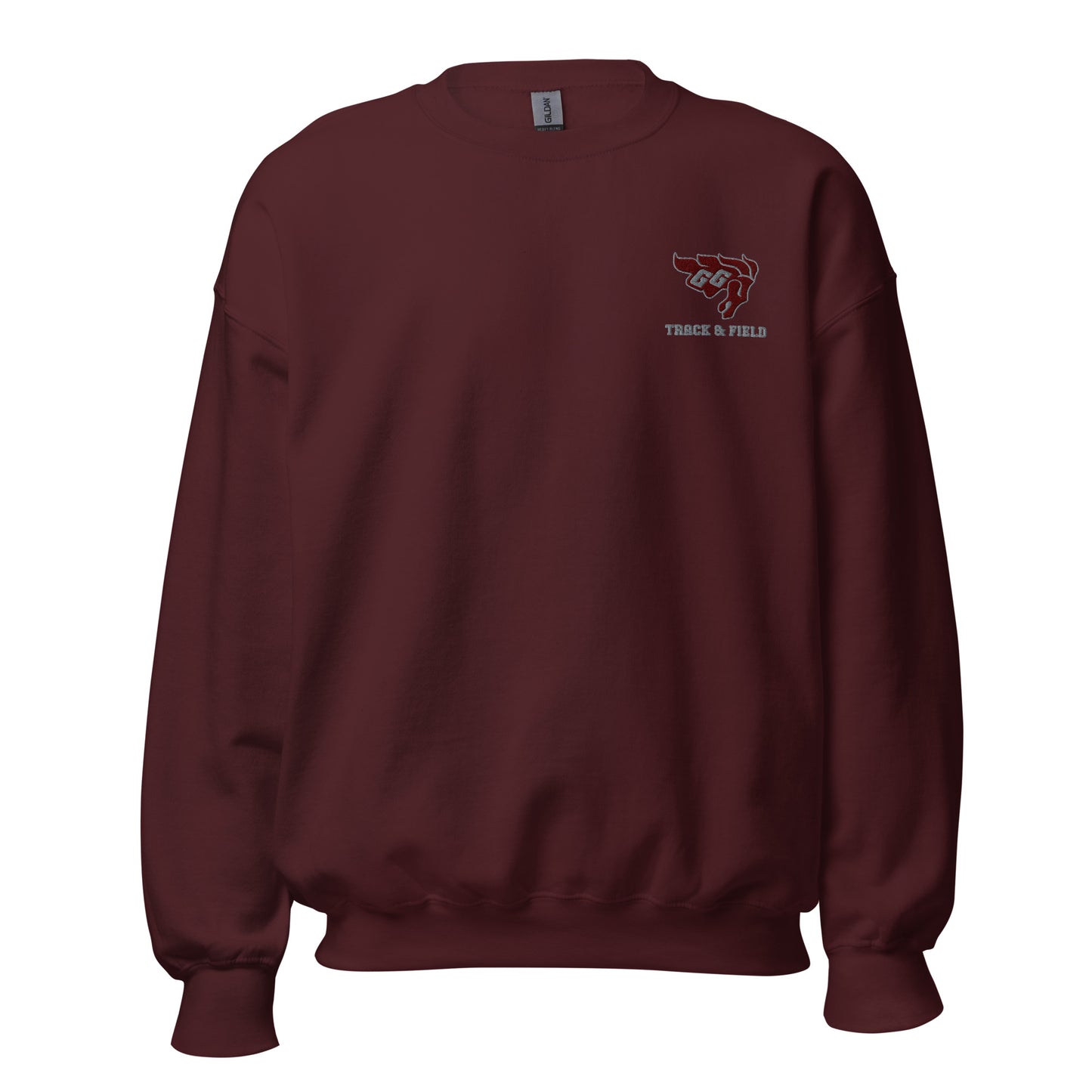 Gee-Gees Track & Field Left chest logo embroidered sweatshirt - unisex