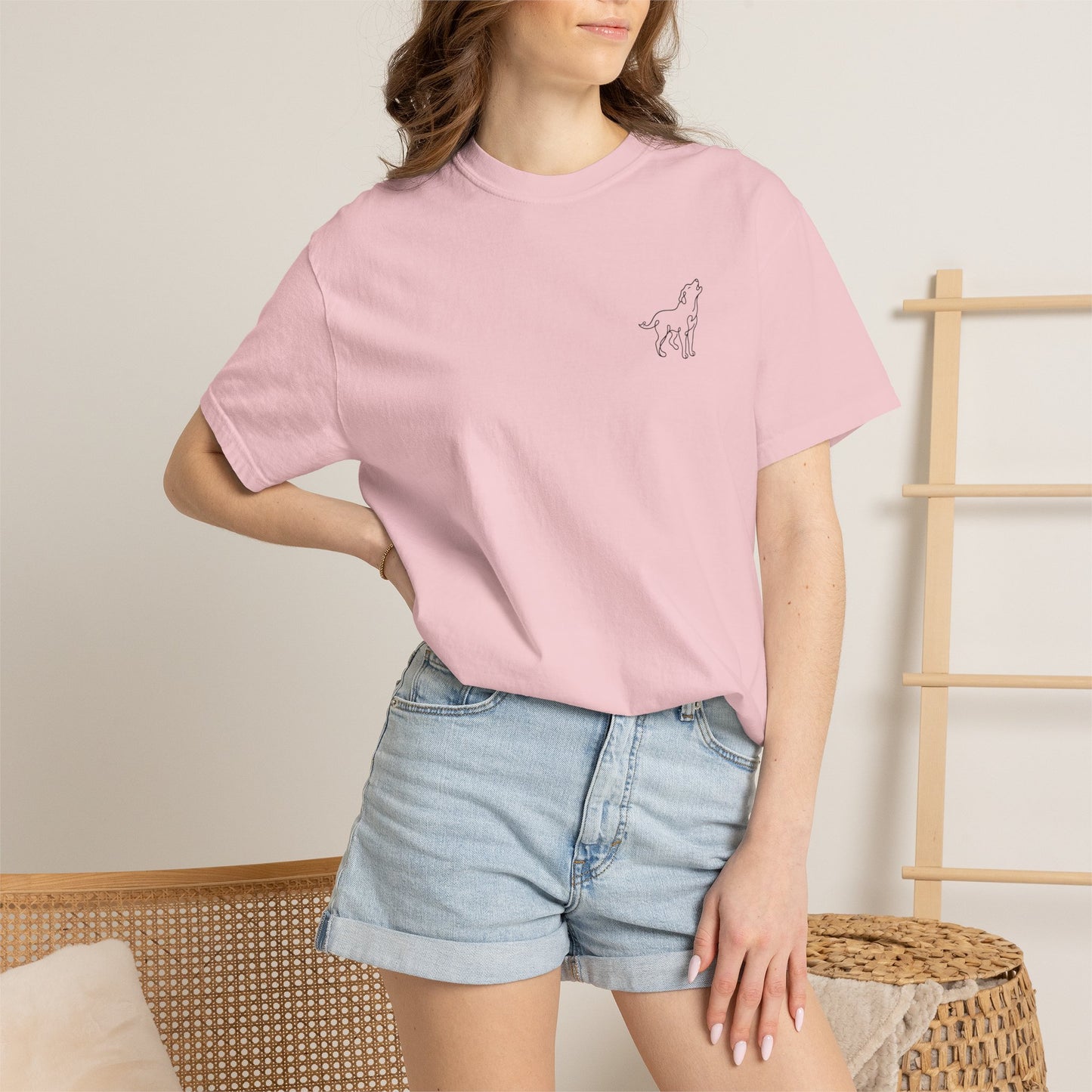 Dog silhouette T-shirt