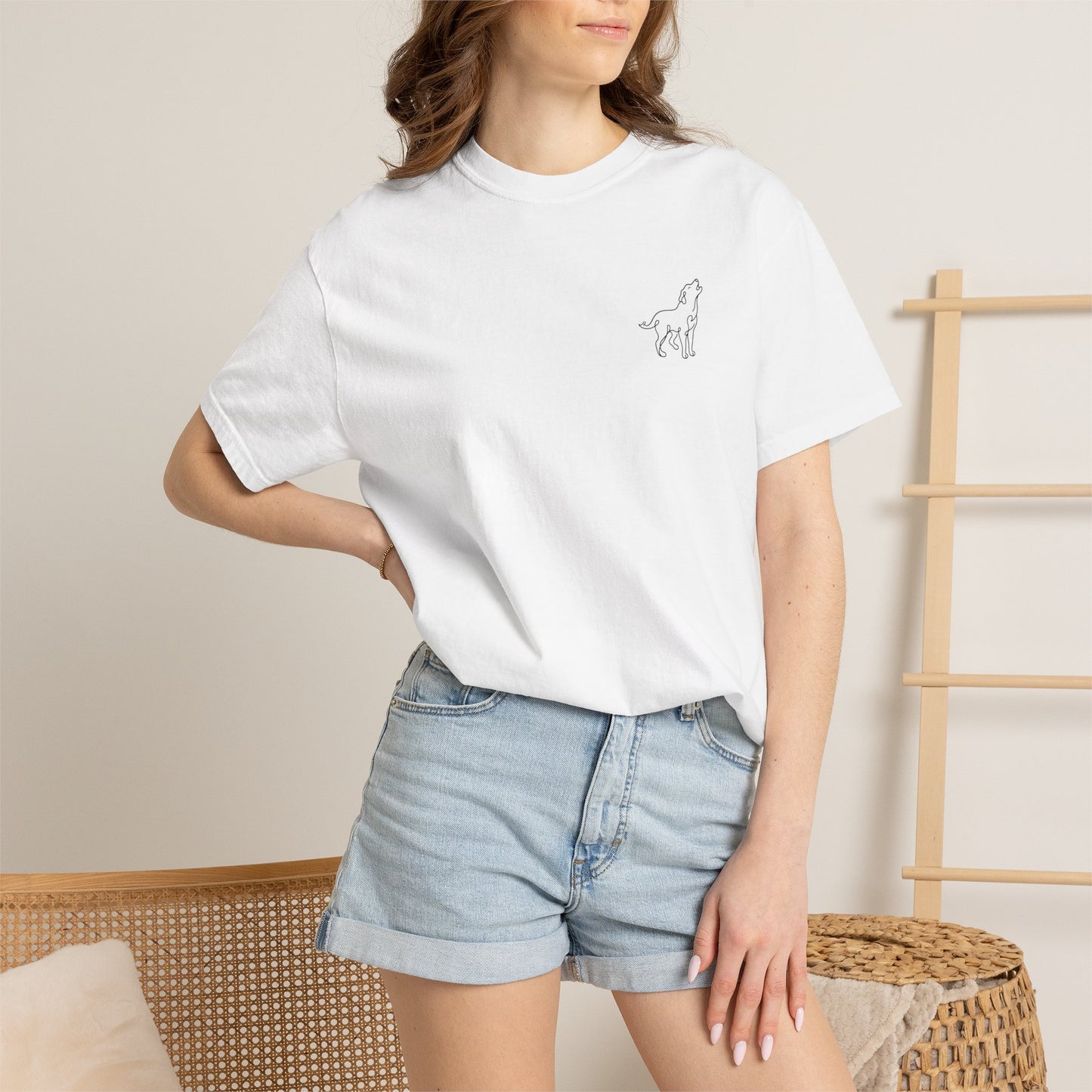 Dog silhouette T-shirt