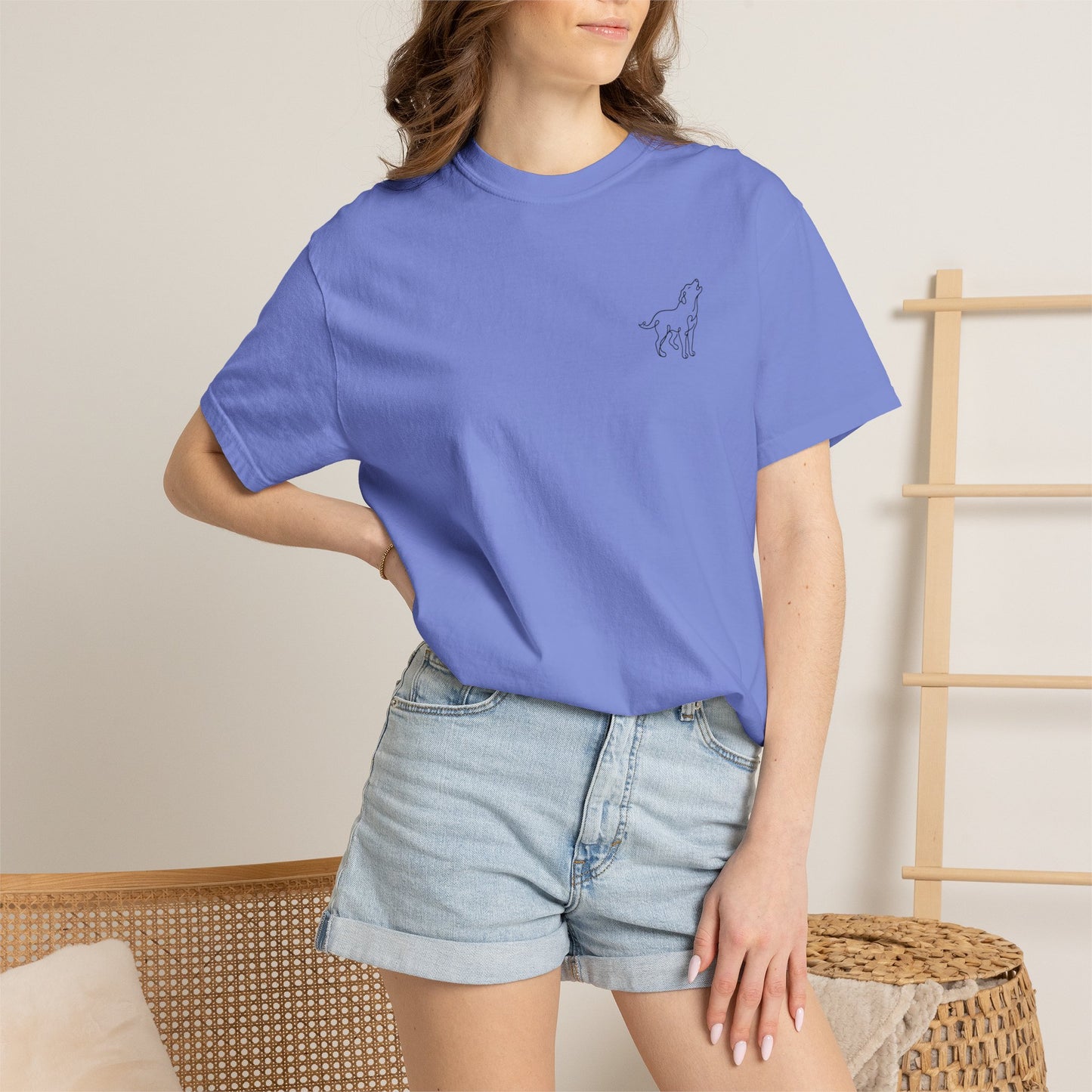 Dog silhouette T-shirt