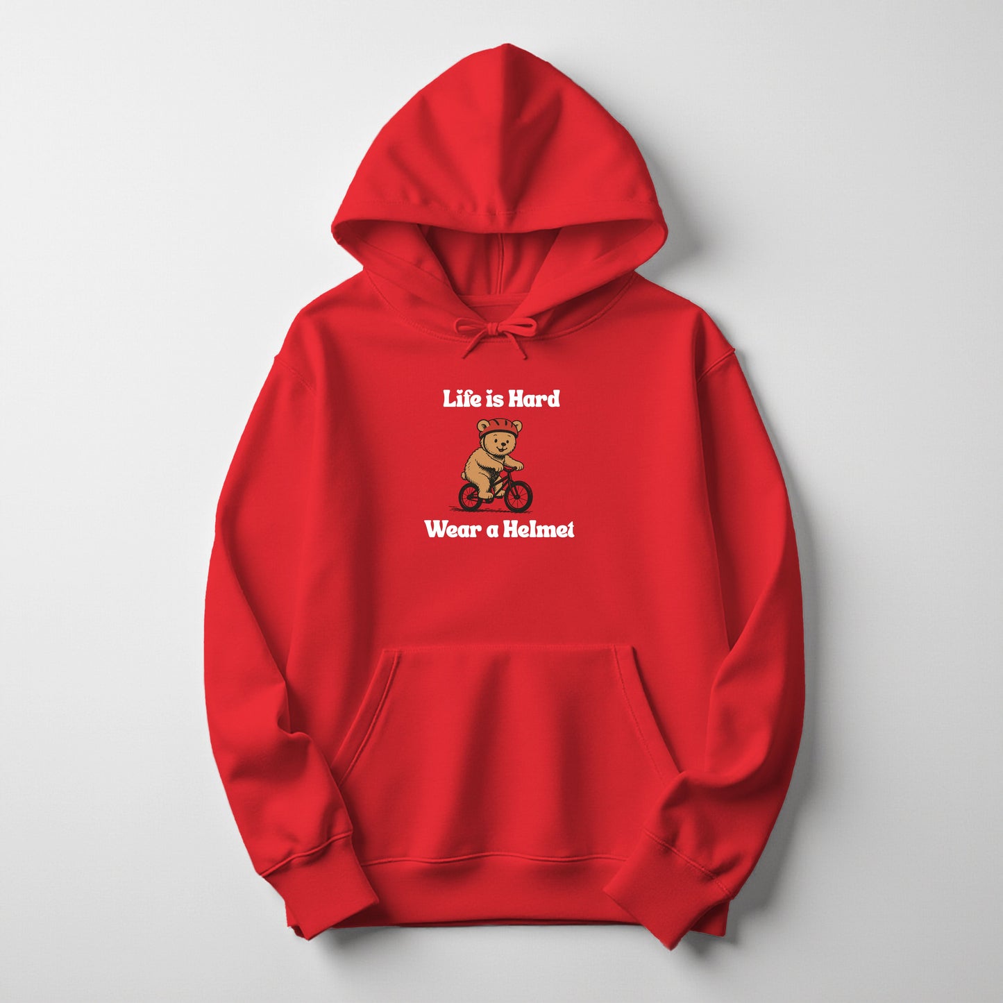 Life is Hard Wear a Helmet - Hoodie