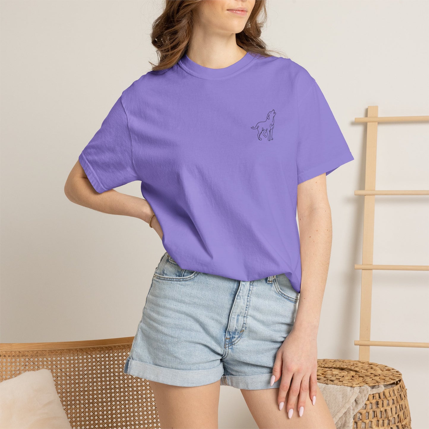Dog silhouette T-shirt