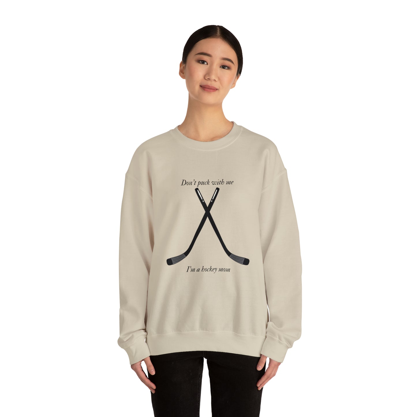 Hockey mom crewneck