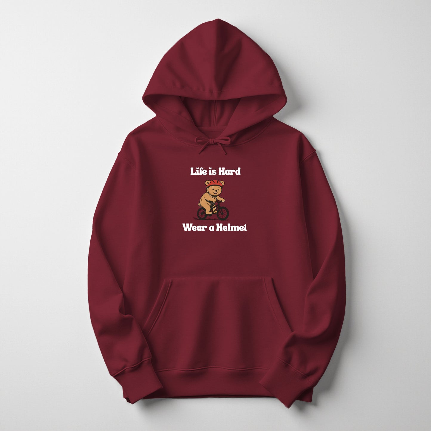 Life is Hard Wear a Helmet - Hoodie