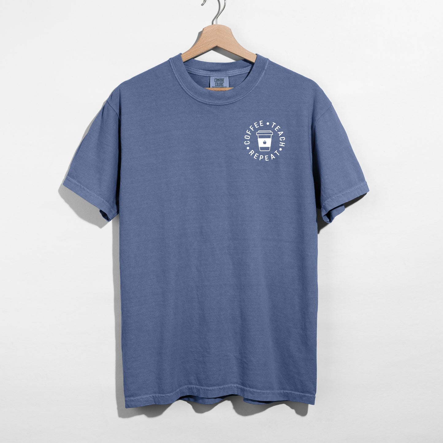 Coffee. Teach. Repeat t-shirt