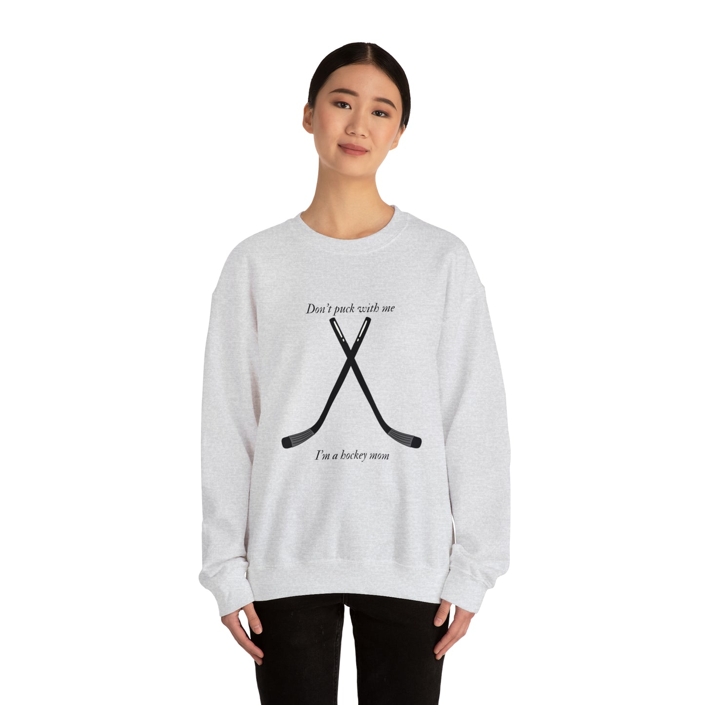 Hockey mom crewneck