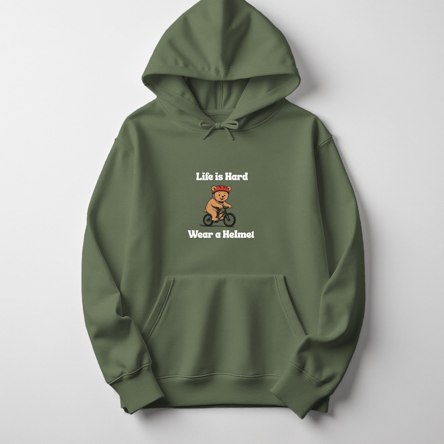 Life is Hard Wear a Helmet - Hoodie