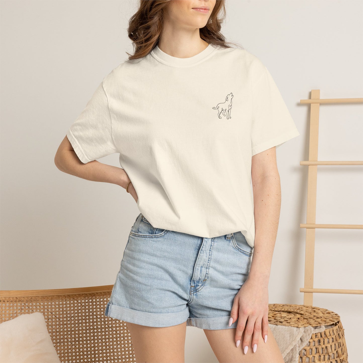 Dog silhouette T-shirt