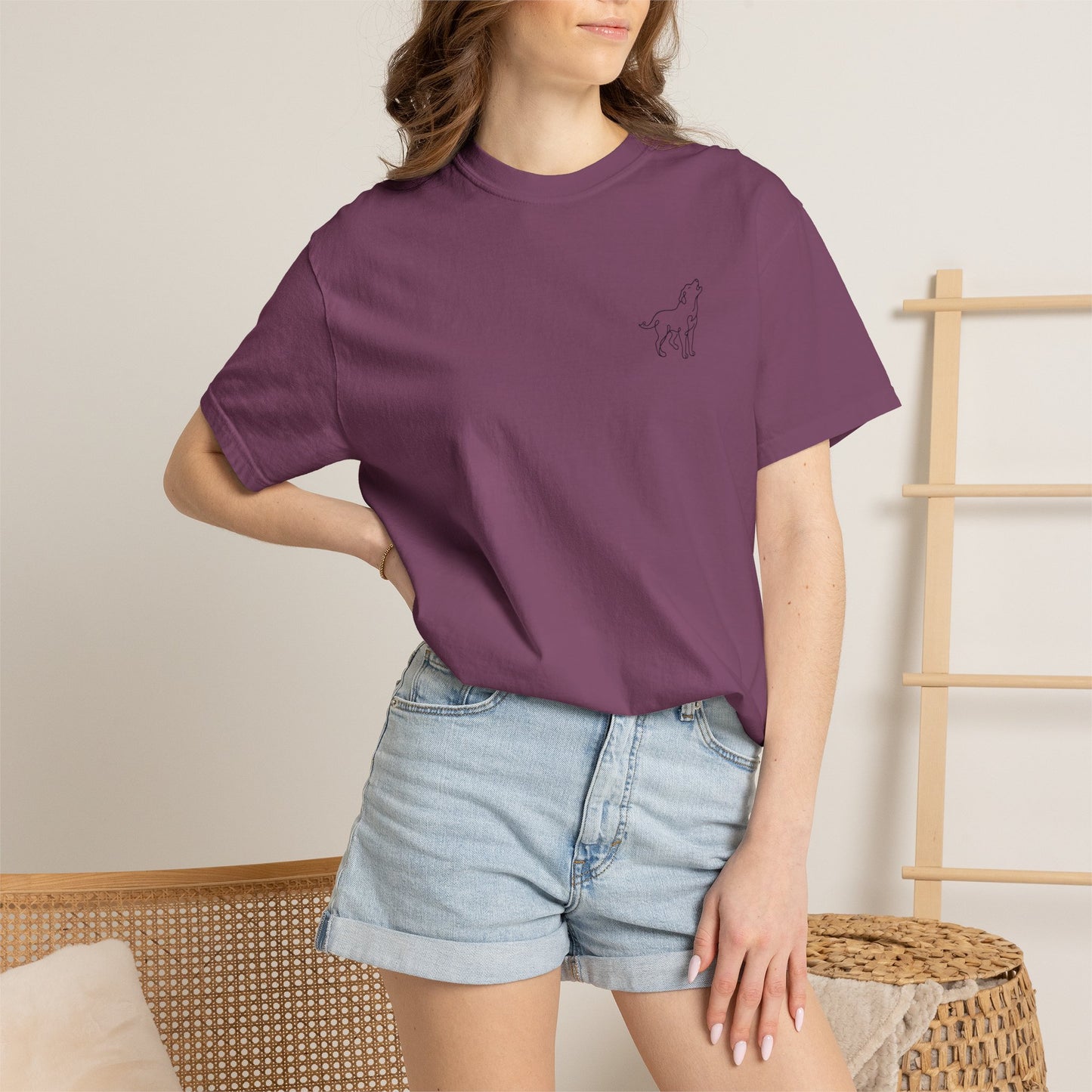 Dog silhouette T-shirt