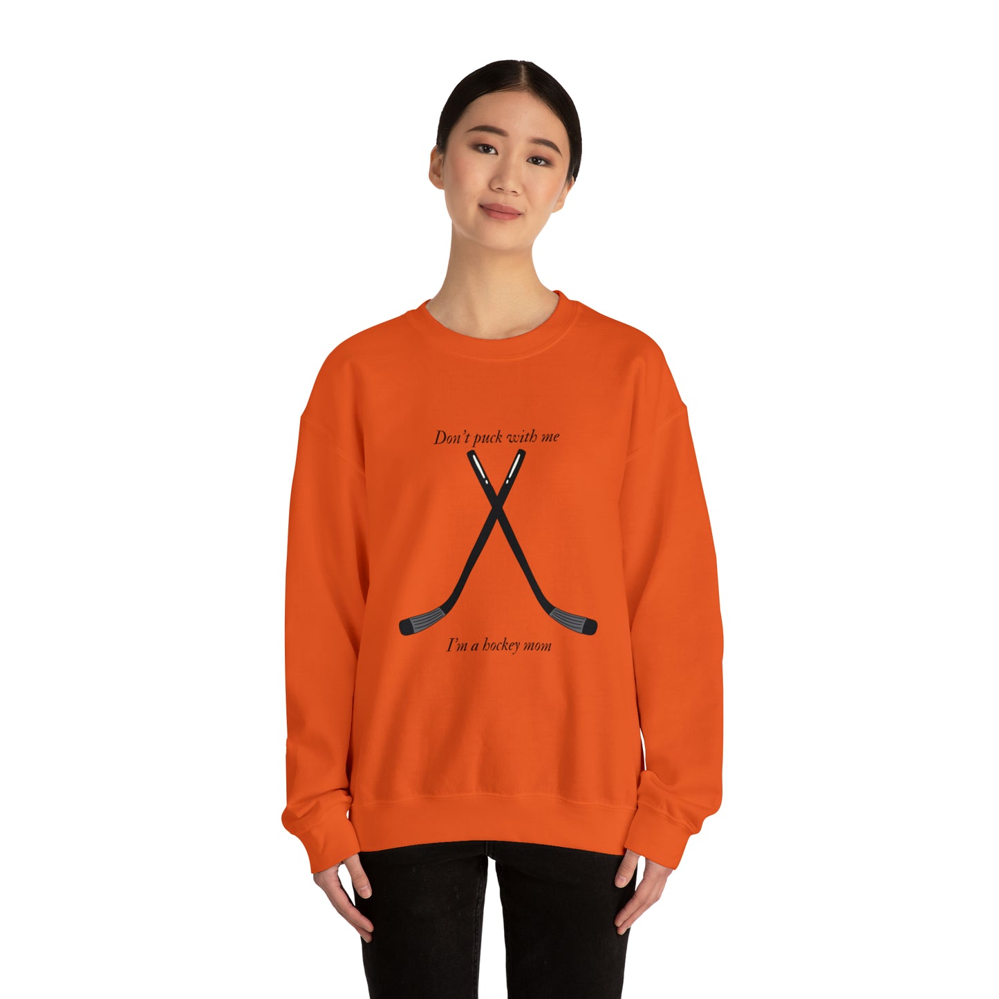 Hockey mom crewneck