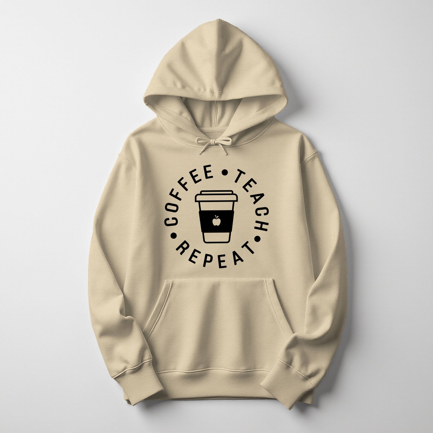 Coffee Teach Repeat Hoodie