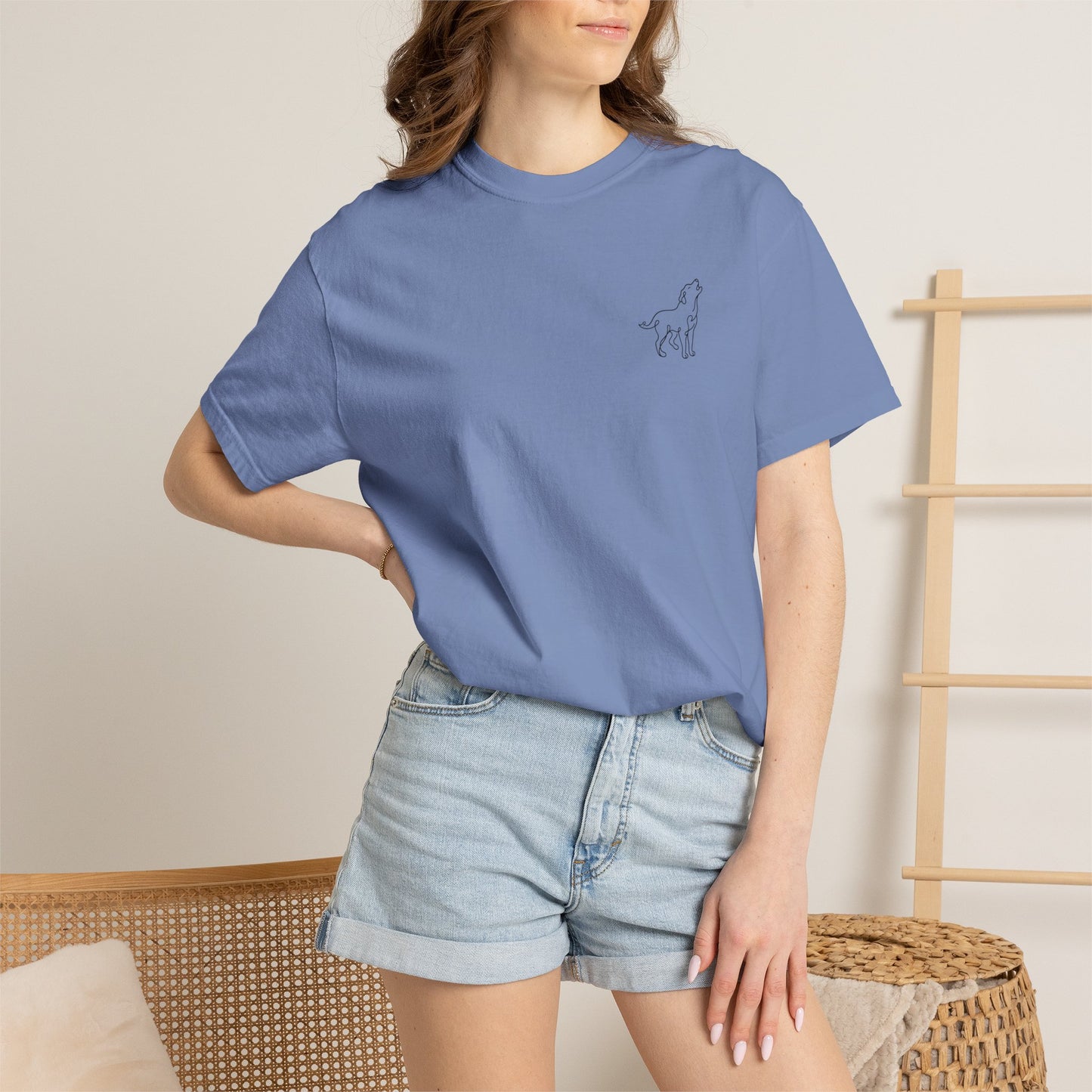 Dog silhouette T-shirt