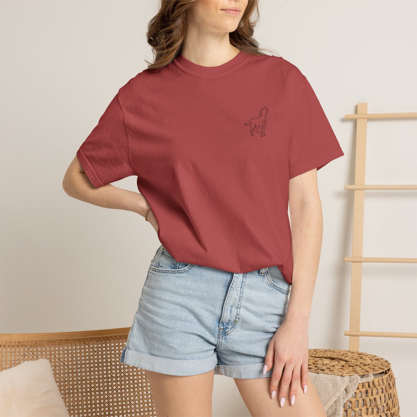 Dog silhouette T-shirt