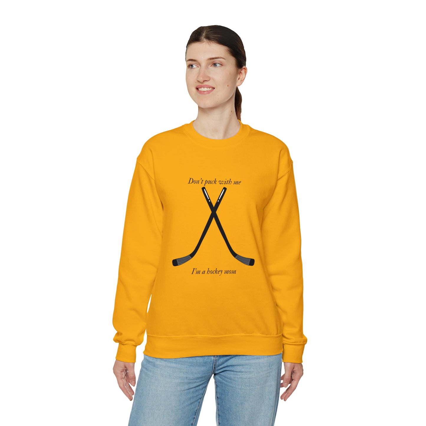 Hockey mom crewneck