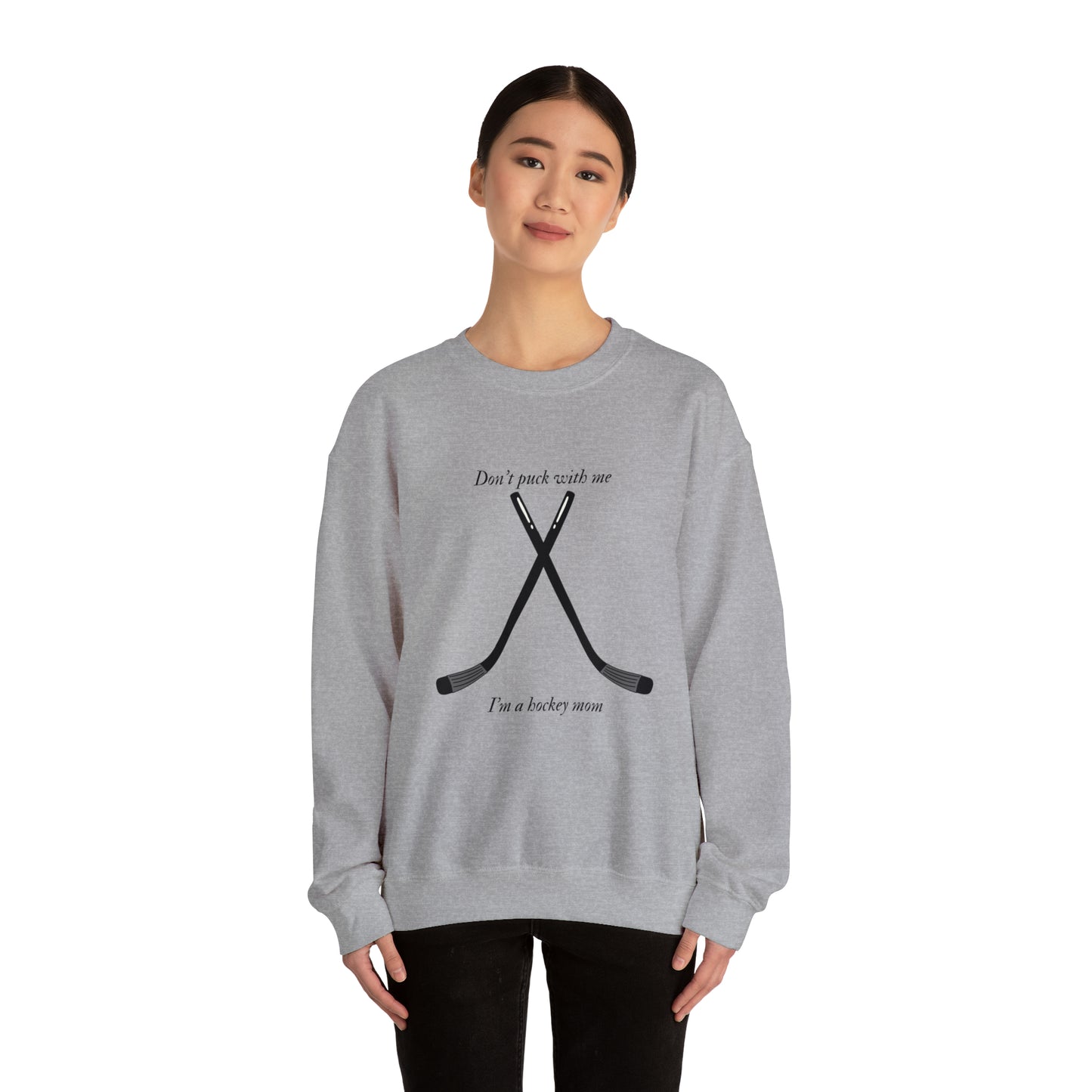 Hockey mom crewneck