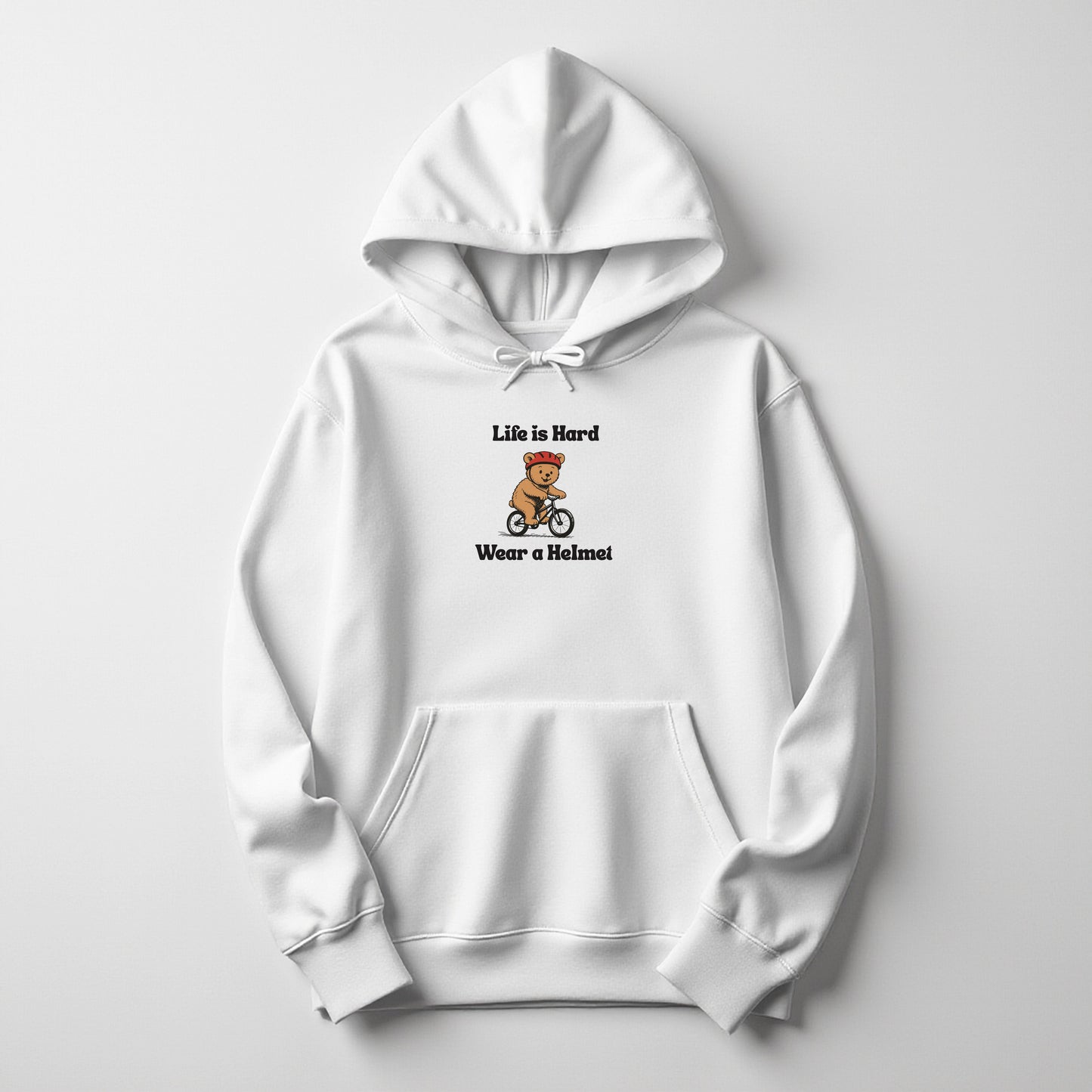 Life is Hard Wear a Helmet - Hoodie