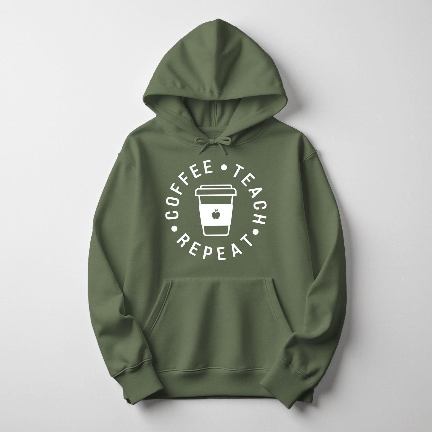 Coffee Teach Repeat Hoodie