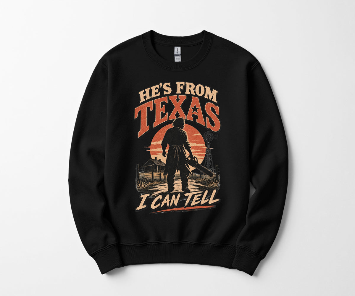 Texas Chainsaw Halloween Horror Movie Sweatshirt