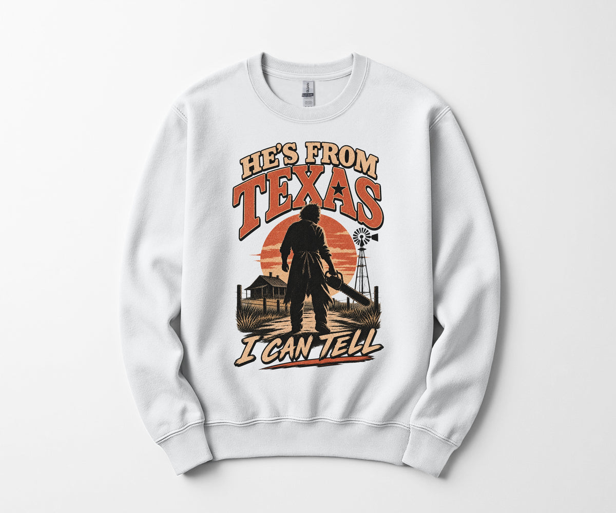 Texas Chainsaw Halloween Horror Movie Sweatshirt