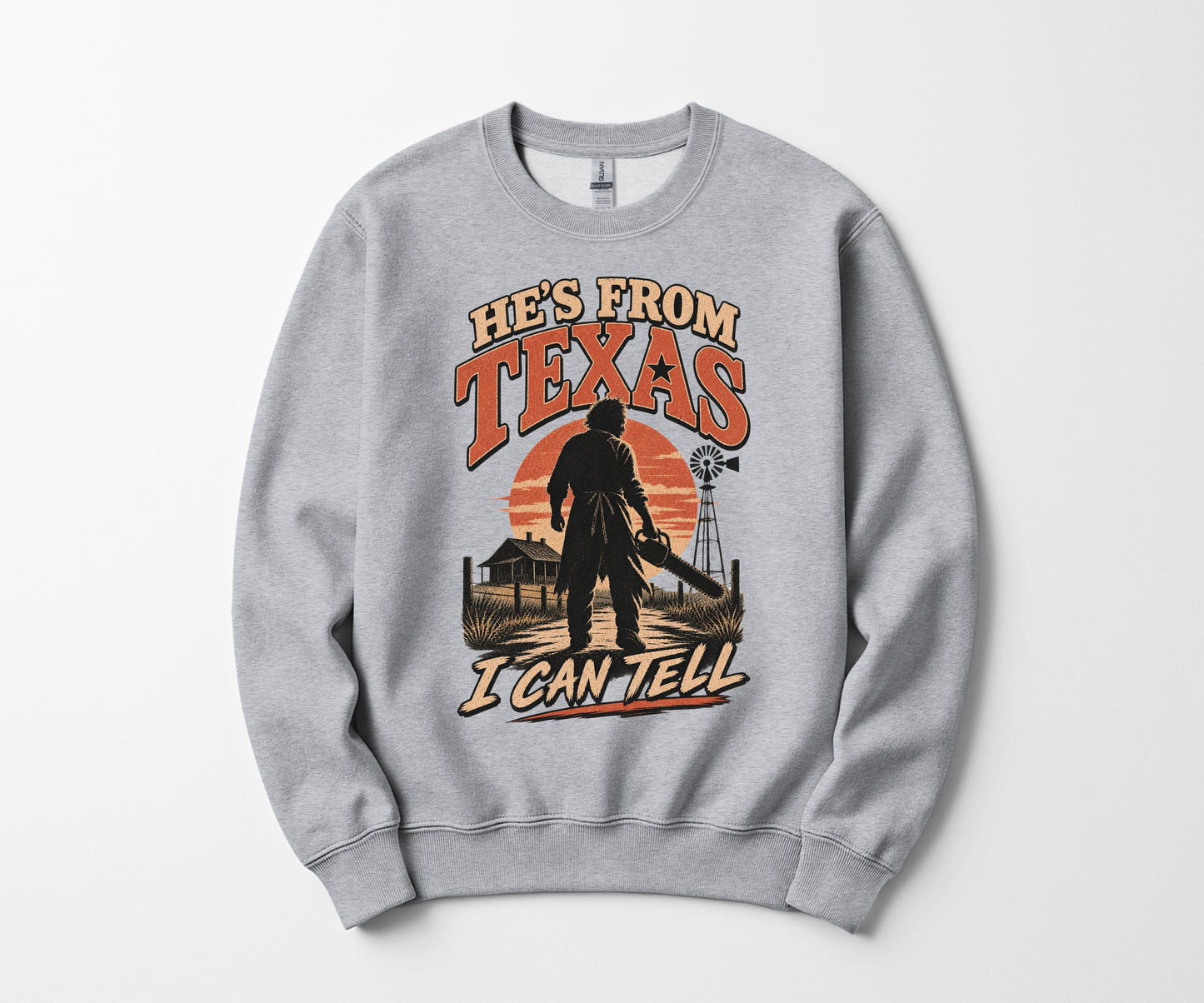 Texas Chainsaw Halloween Horror Movie Sweatshirt