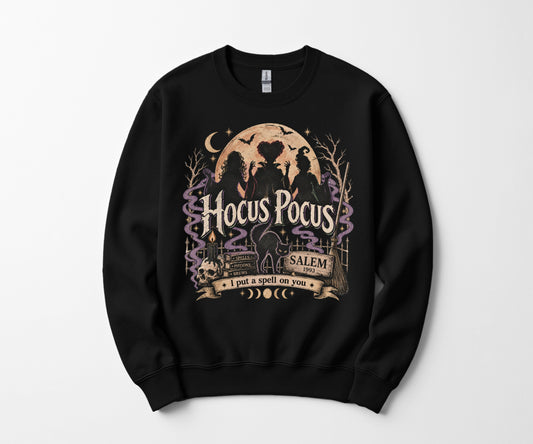 Hocus Pocus  Halloween Spell Crewneck