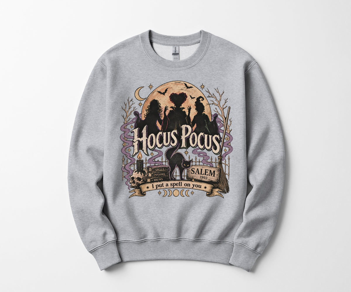 Hocus Pocus  Halloween Spell Crewneck