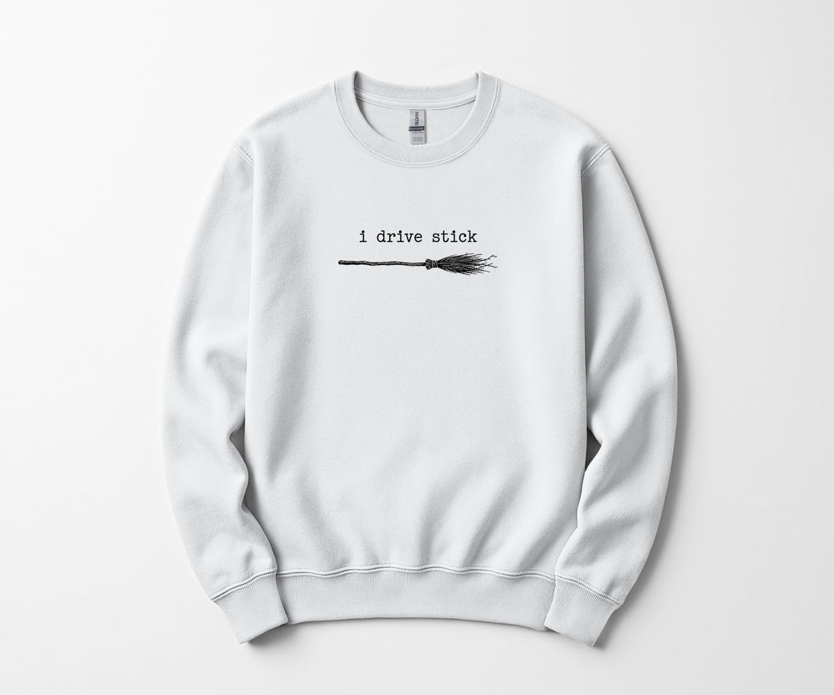 i drive stick halloween Sweatshirt