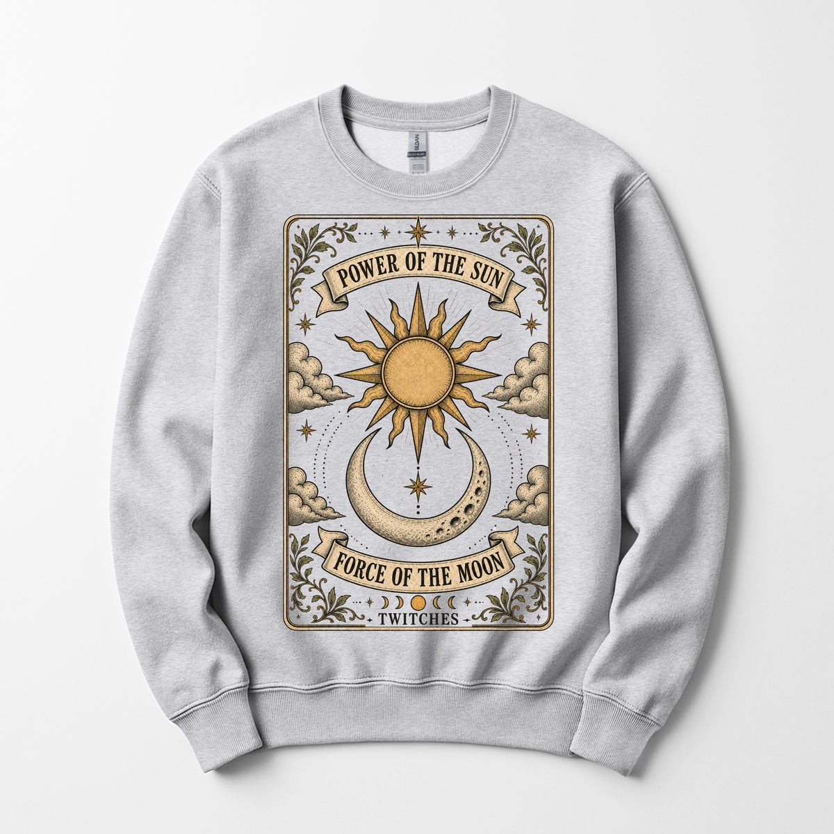 Twin Witches Halloween Sweatshirt