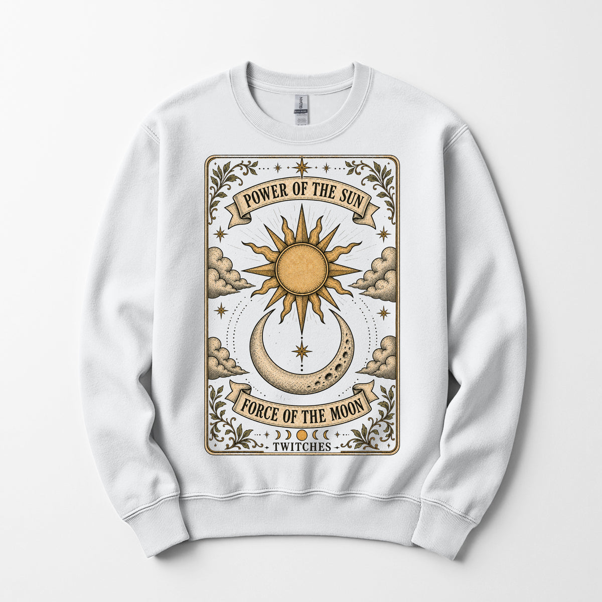 Twin Witches Halloween Sweatshirt