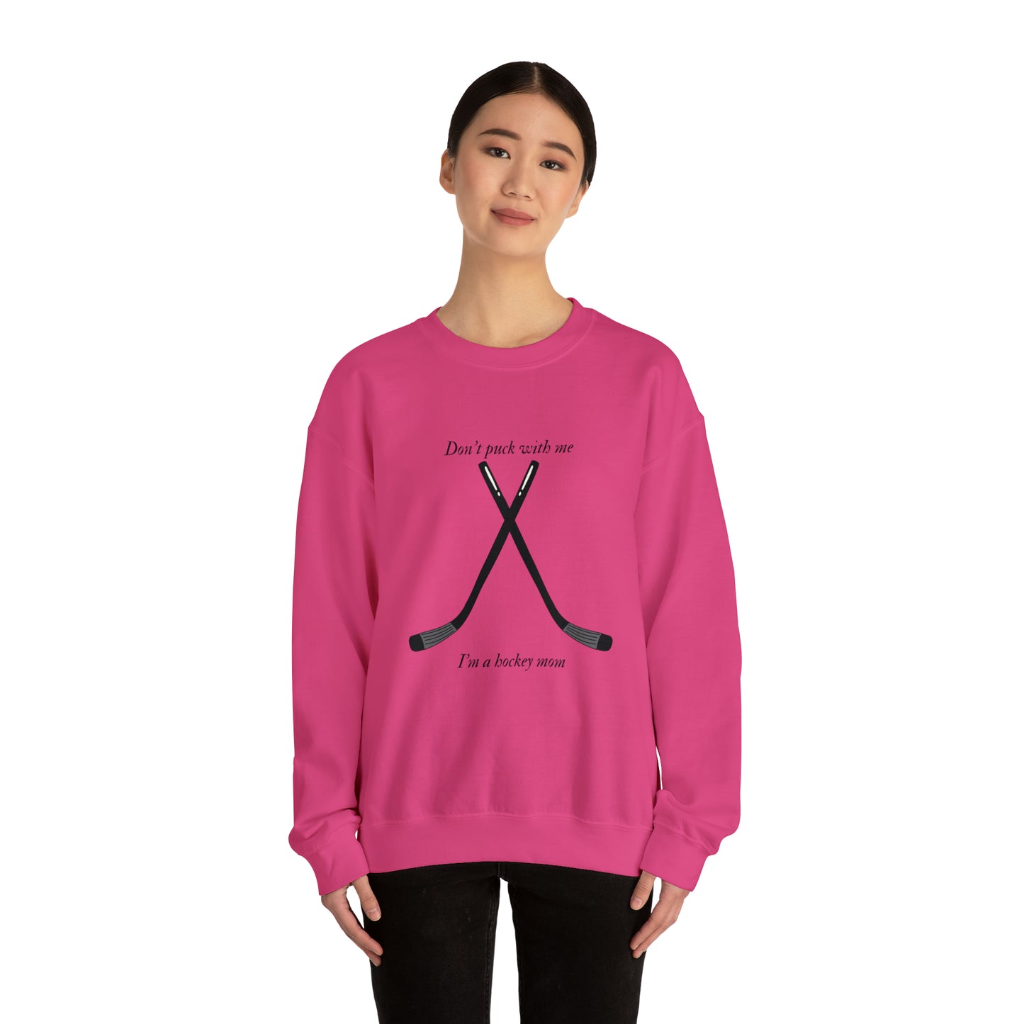 Hockey mom crewneck