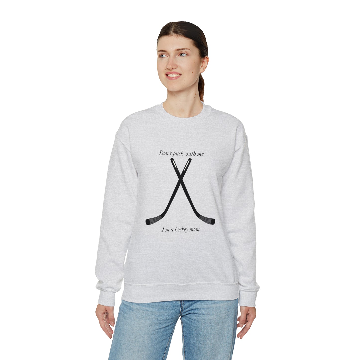Hockey mom crewneck