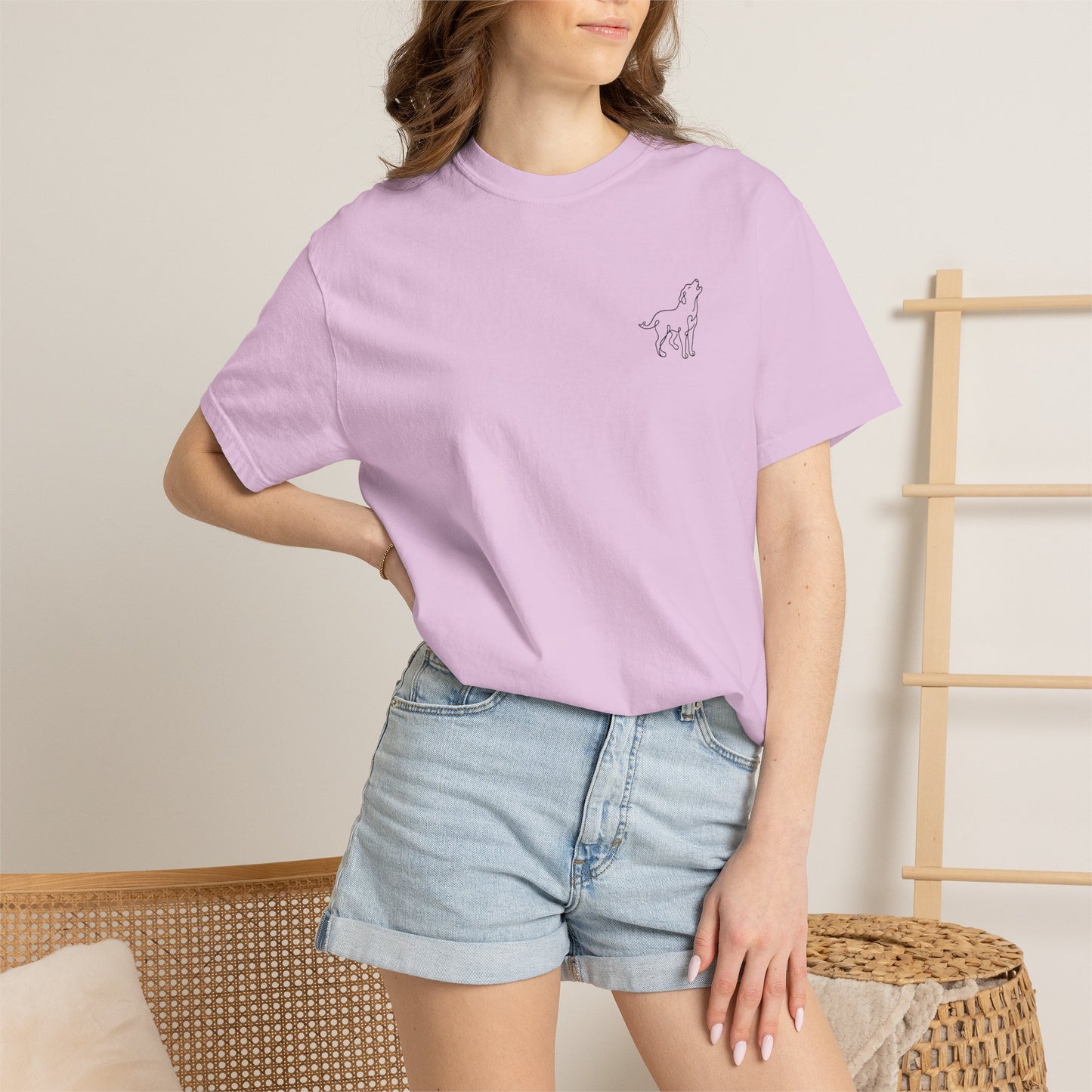 Dog silhouette T-shirt