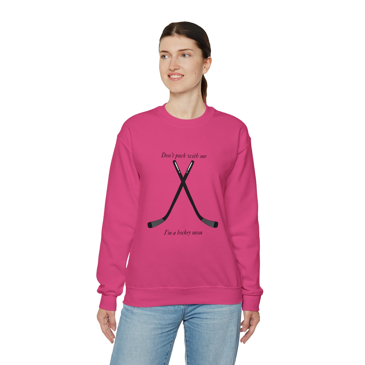 Hockey mom crewneck