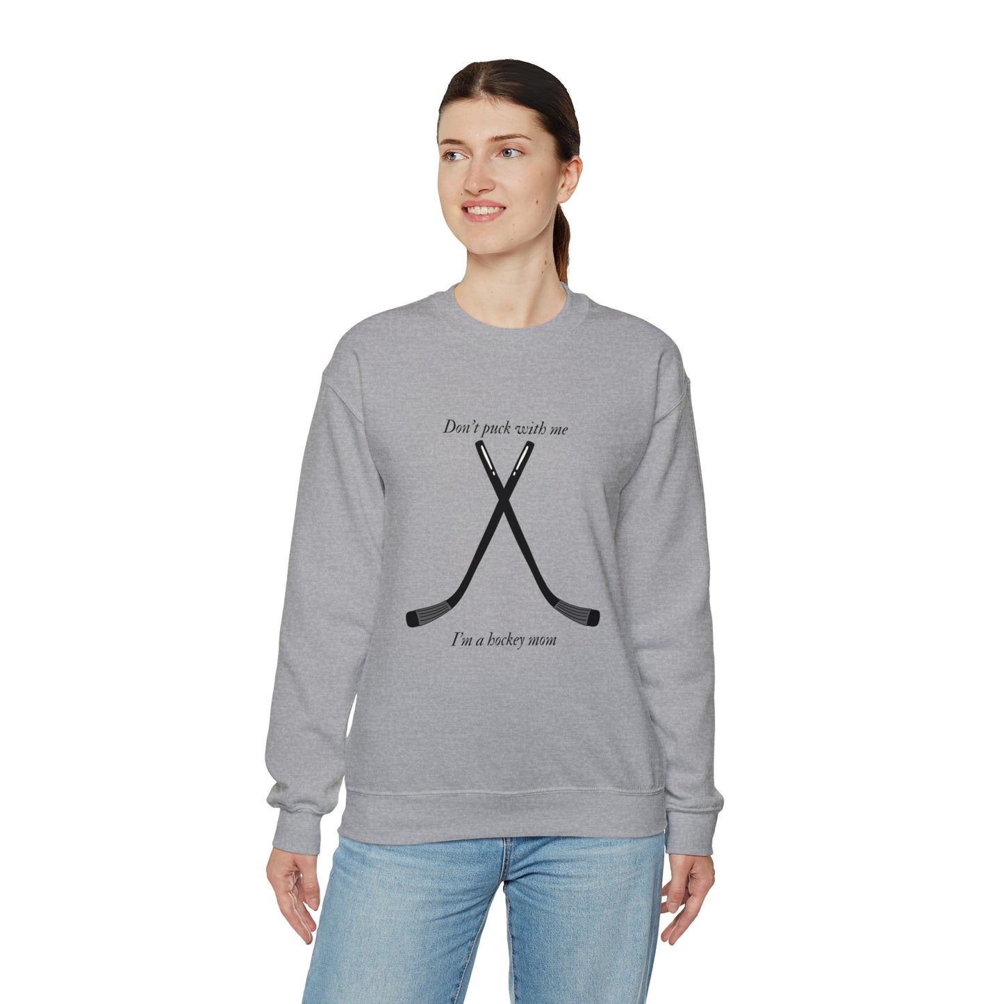 Hockey mom crewneck