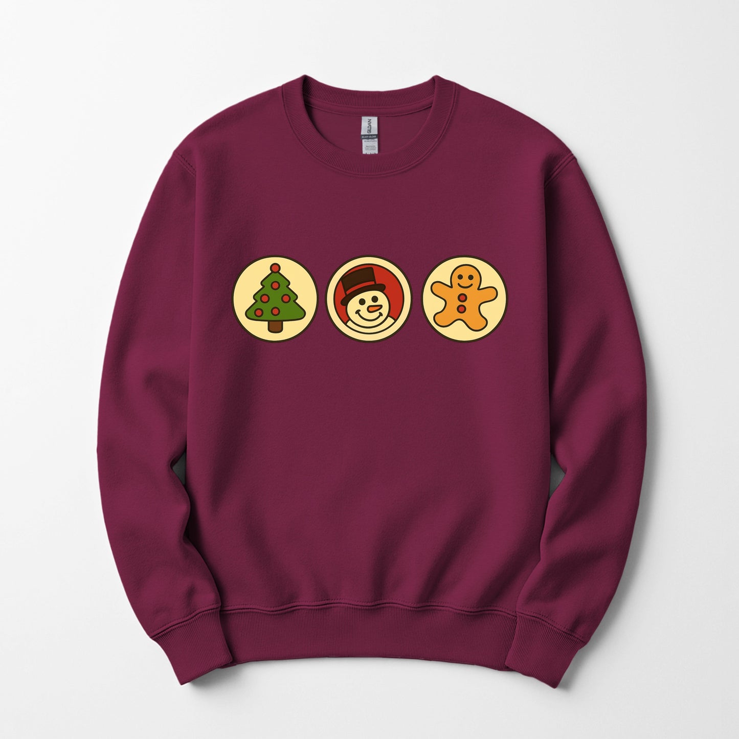 Christmas Cookies Sweatshirt, Cozy Holiday Sweatshirt