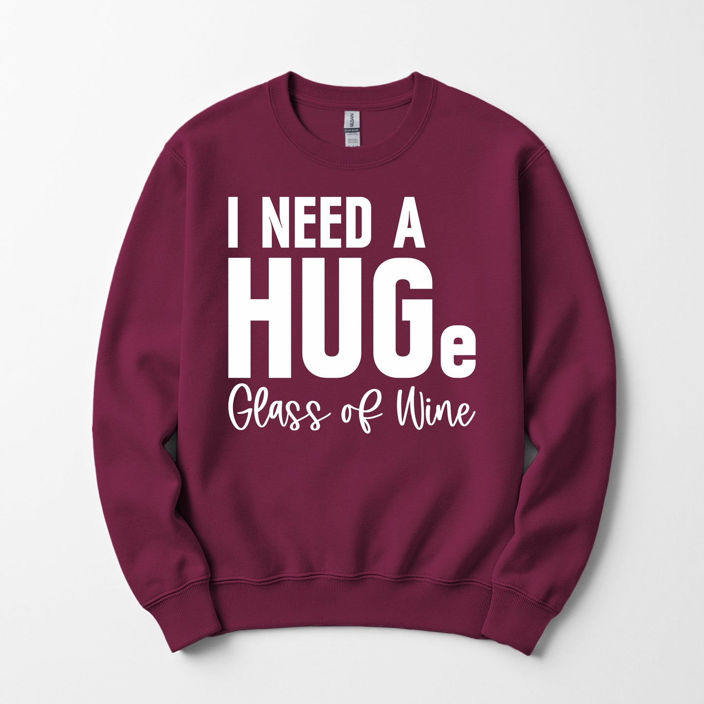 Christmas Wine Glass Sweatshirt