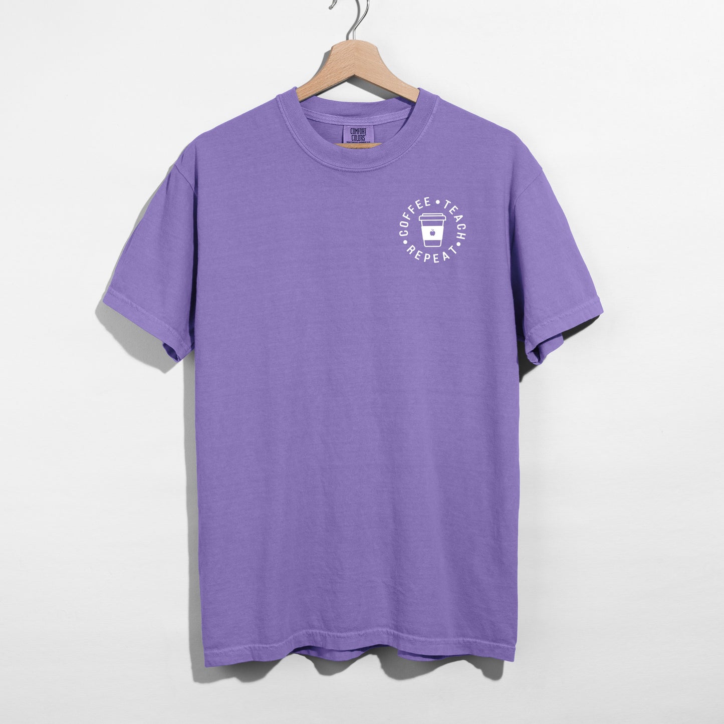 Coffee. Teach. Repeat t-shirt