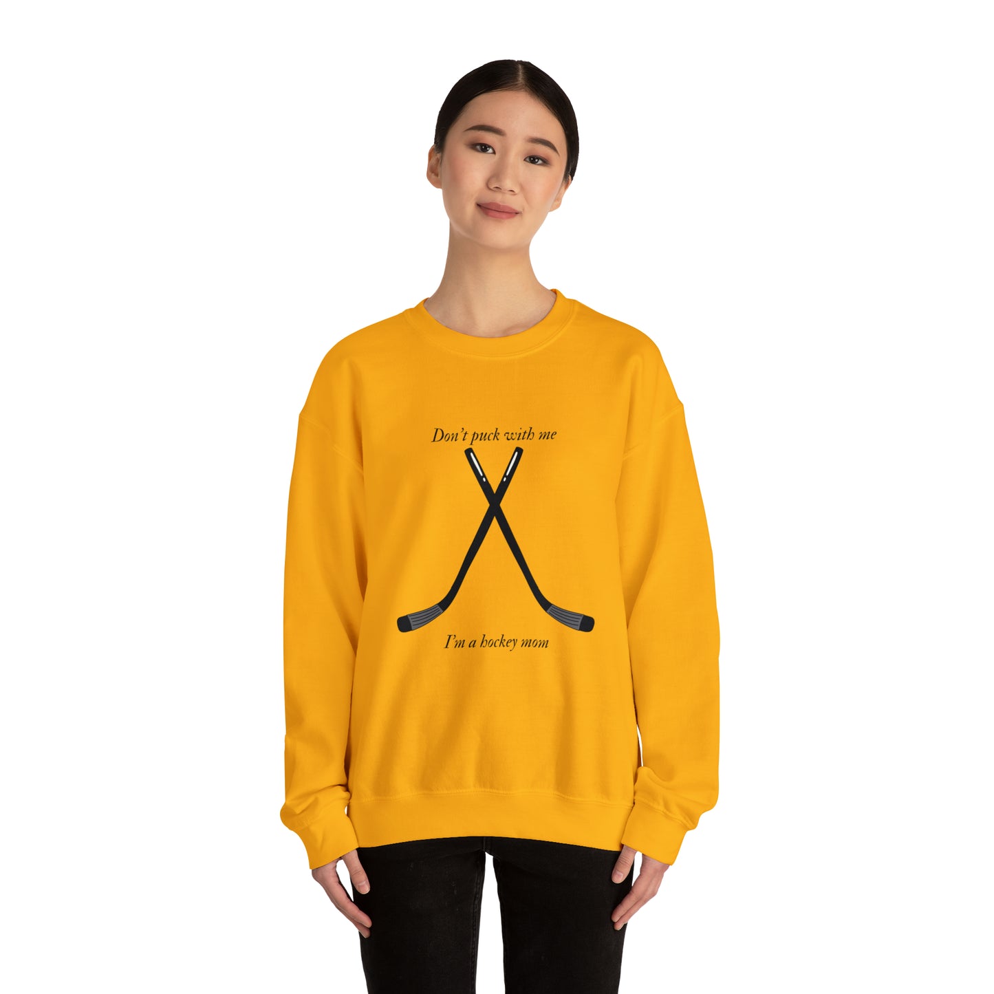 Hockey mom crewneck