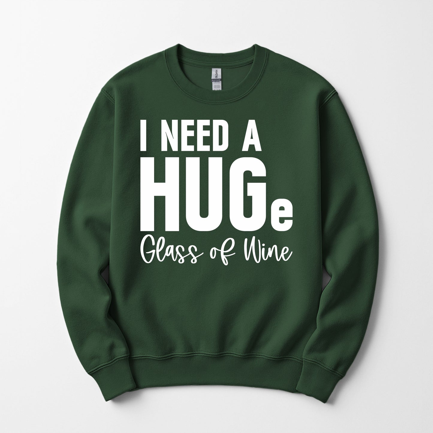 Christmas Wine Glass Sweatshirt