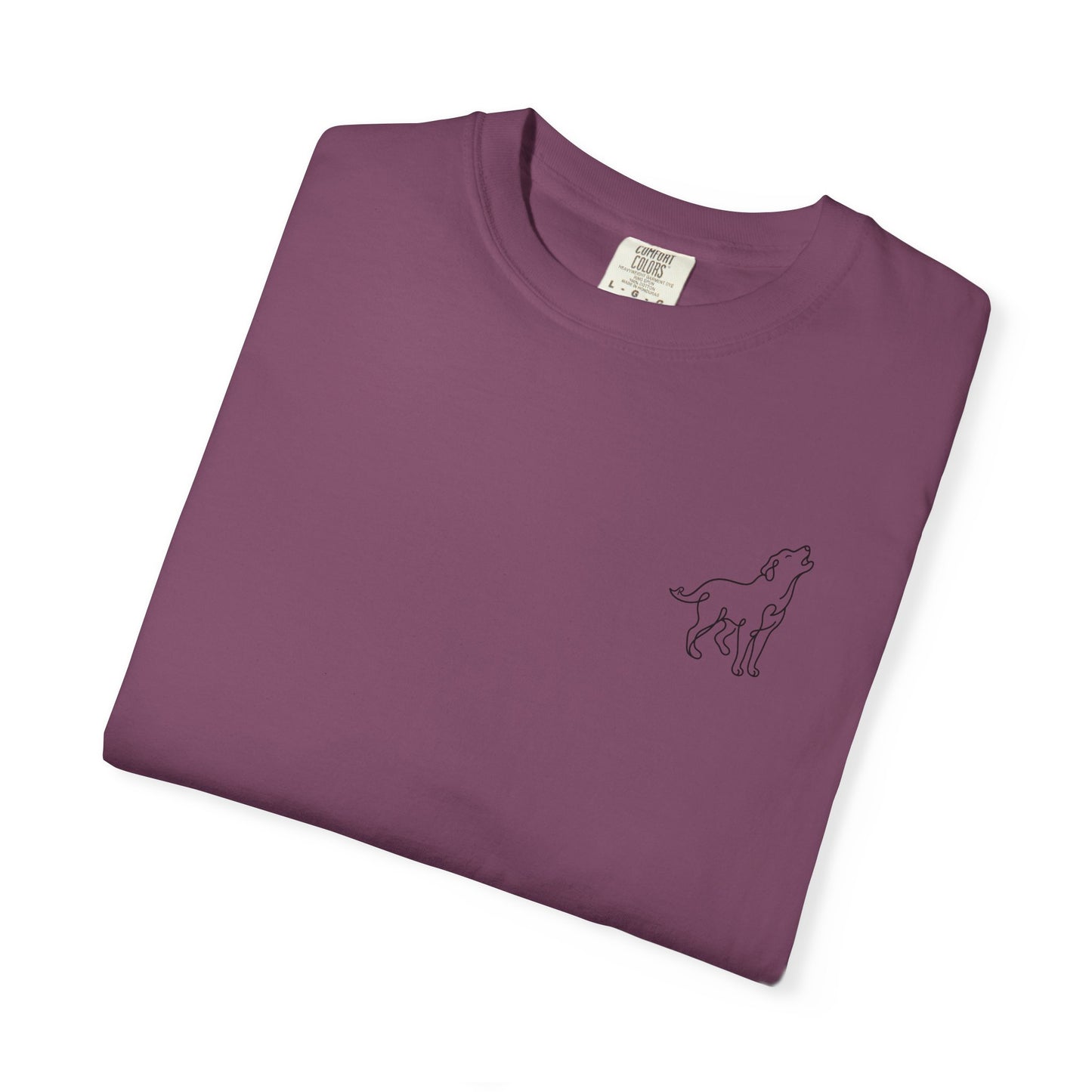 Dog silhouette T-shirt