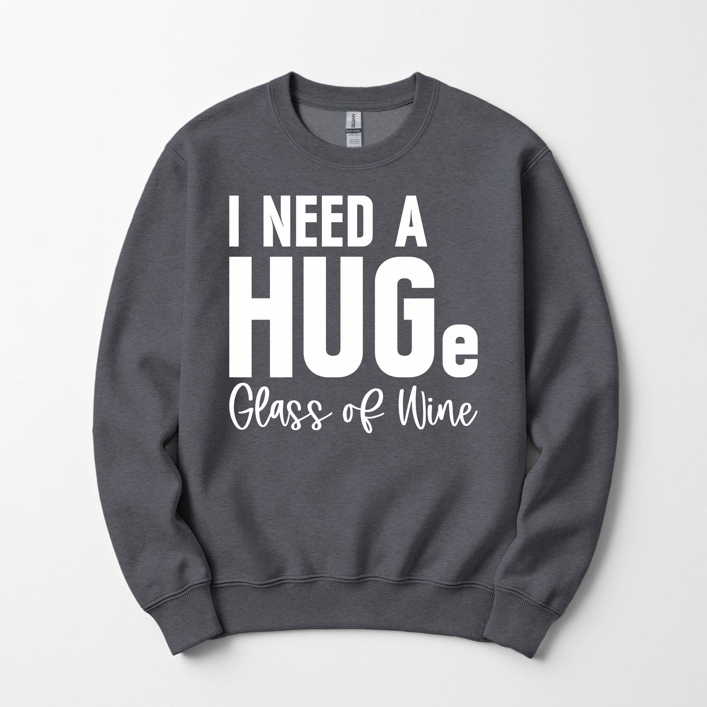 Christmas Wine Glass Sweatshirt