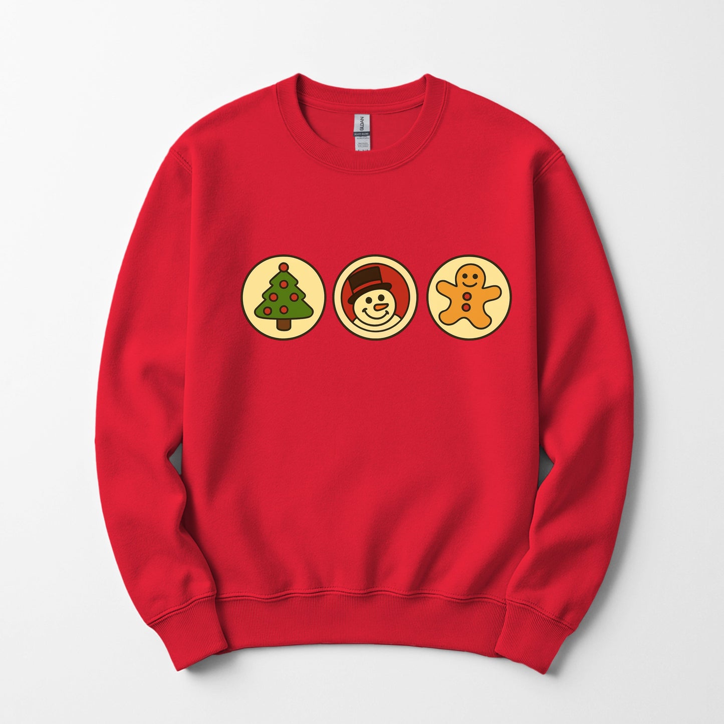 Christmas Cookies Sweatshirt, Cozy Holiday Sweatshirt