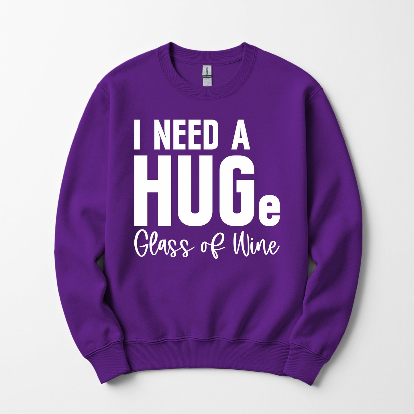 Christmas Wine Glass Sweatshirt